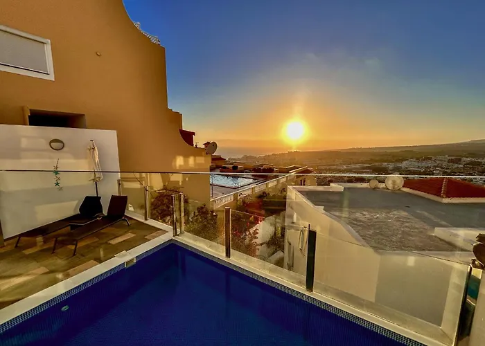 Mirador Balcon Del Atlantico Y Piscina Privada * Costa Adeje (Tenerife)
